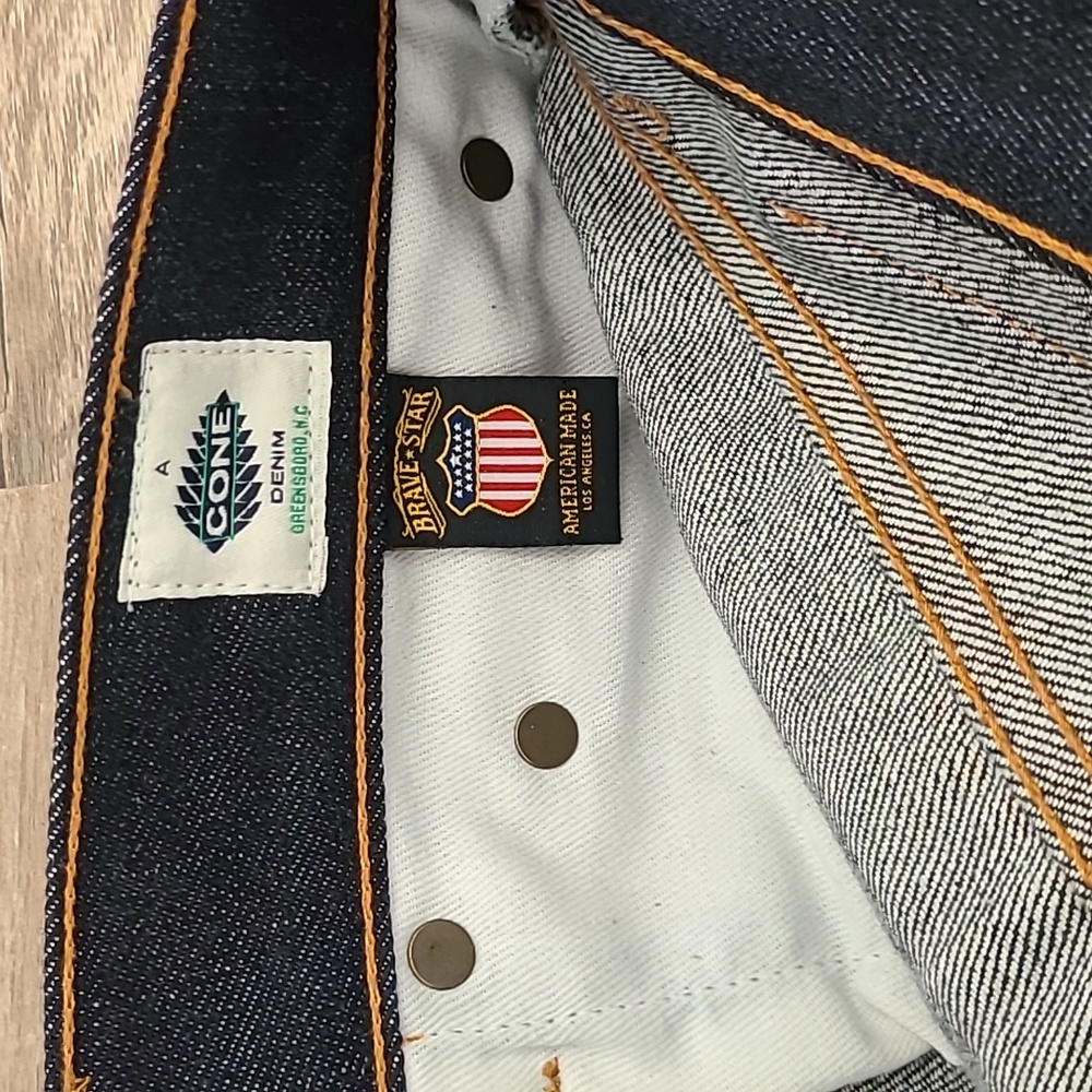NWOT Brave Star Selvage Skeleton Skinny Jeans
